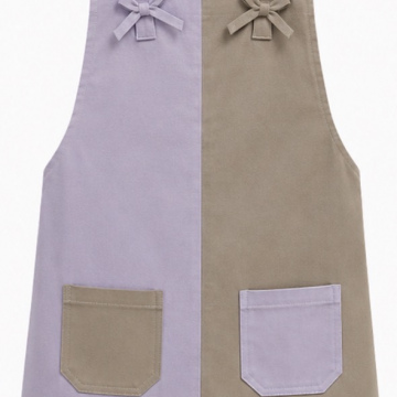 Ruth Dress - Lilac & Khaki